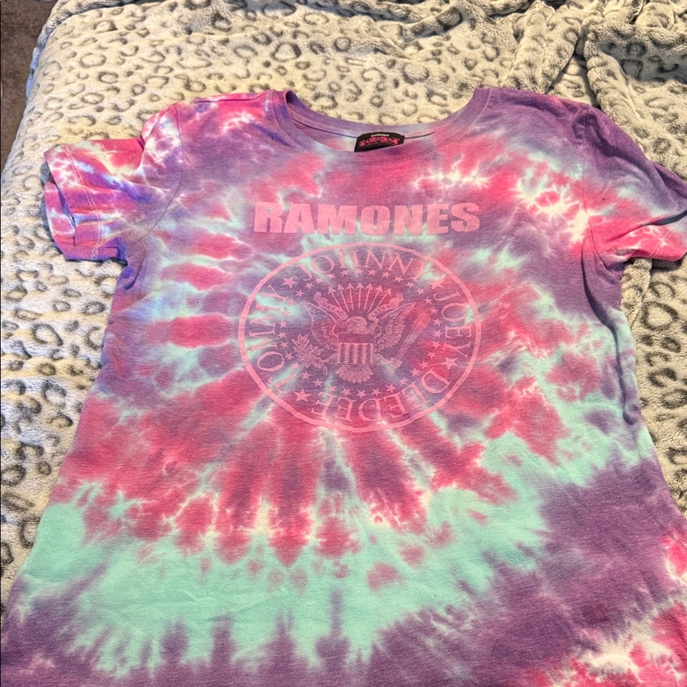 Tie Dye Ramones t-shirt